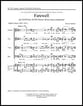 Farewell SATB choral sheet music cover